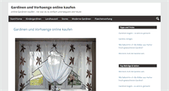Desktop Screenshot of gardinen-und-vorhaenge.alirpons.de